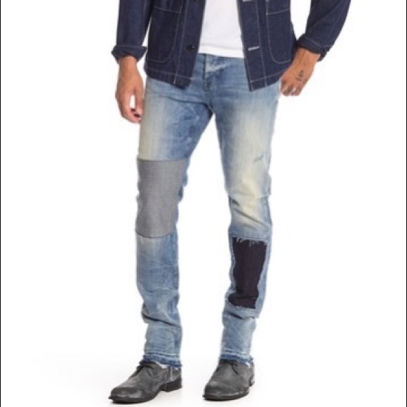 Men’s Hudson Sartor Relaxed Skinny Jeans Size 42